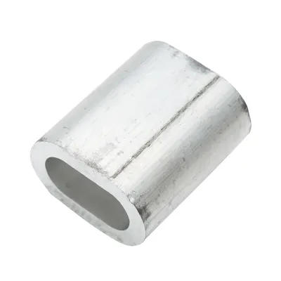 Ferula/bucsa de presare din aluminiu pentru cablu troliu 14 mm