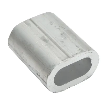 Ferula/bucsa de presare din aluminiu pentru cablu troliu 16 mm - imagine 3