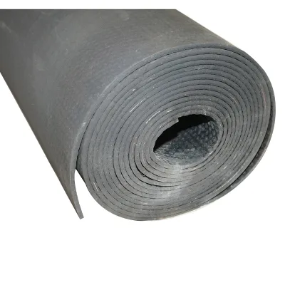 Covor cauciuc SBR+NR 8x1200x10000mm cu insertie textila si cu striatie  G=8mm l=1,2m L=10m - imagine 4