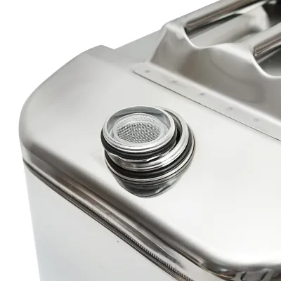 Canistra otel inoxidabil 30L cu furtun flexibil si dop insurubabil - imagine 5