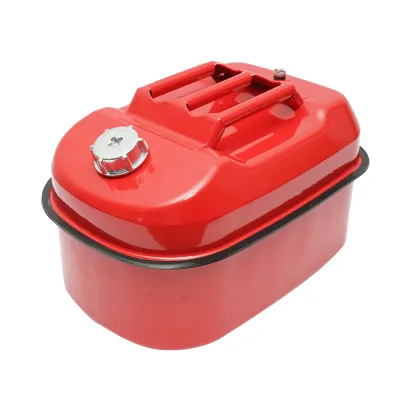 Canistra metal orizontala 20L cu furtun flexibil si dop insurubabil - imagine 2