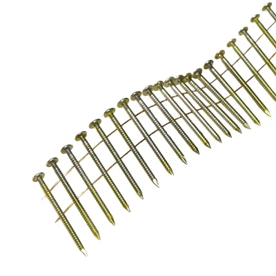 Set 12000 cuie pe tambur/rola, inelate 2.3x40mm, 300buc/rola - imagine 2