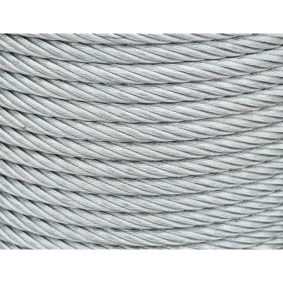 Cablu troliu otel 6x25 fi 13mm cu inima metalica 70m/rola - imagine 2