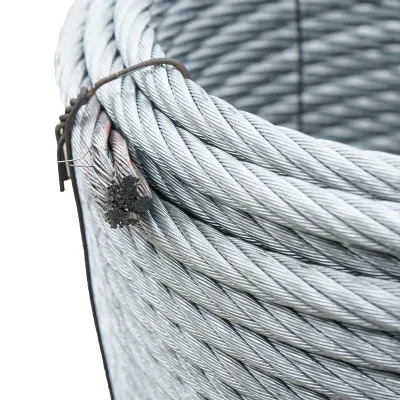 Cablu troliu otel 6x25 fi 13mm cu inima metalica 70m/rola - imagine 3