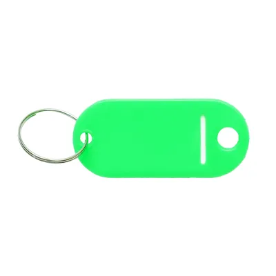 Breloc chei verde cu eticheta - imagine 3