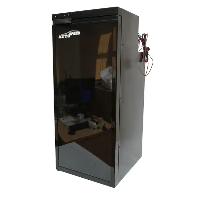 Frigider auto cu compresor 80W, capacitate 92.9L, tensiune alimentare 12-24-220V, ecran LCD, 418x504x975mm CR90 AUTOSPEED - imagine 3