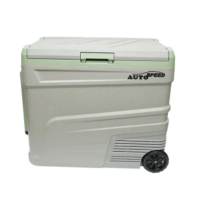 Frigider auto cu compresor 60W, capacitate 64.2L, tensiune alimentare 12-24-220V, ecran LCD, USB, 692x416x585mm G65 AUTOSPEED - imagine 2