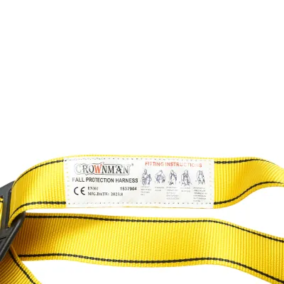 Centura siguranta tip ham reglabila in 3 puncte, latime centura 45mm, rezistenta max. 2000Kg Crownman - imagine 3