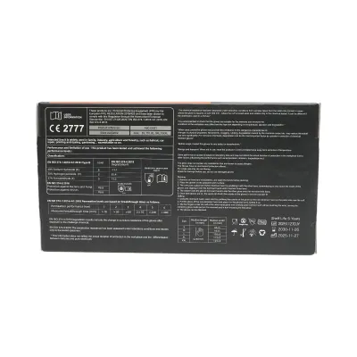 Manusi din nitril portocalii nepudrate cu textura diamond grip, marimea M 50 buc/cutie Breckner Germany - imagine 8