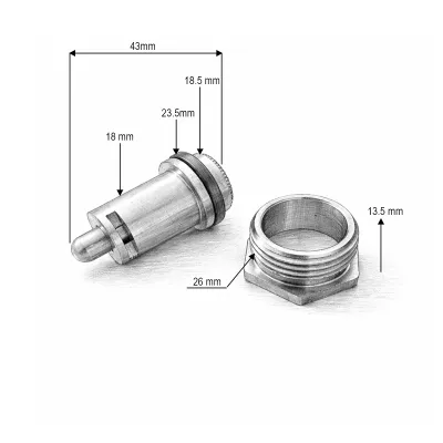 Supapa adapatoare animale cu clapeta 3/4 BSP alama Breckner Germany - imagine 4