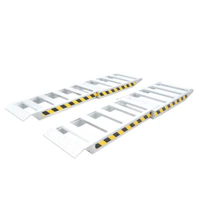 Set rampe pliabile aluminiu 1T pentru incarcare/descarcare 250x60x10.5cm