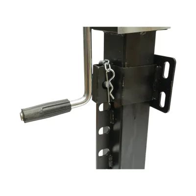 Picior de sprijin remorca reglabil cu manivela 65cm, fixare laterala, sarcina maxima 4000kg - imagine 8
