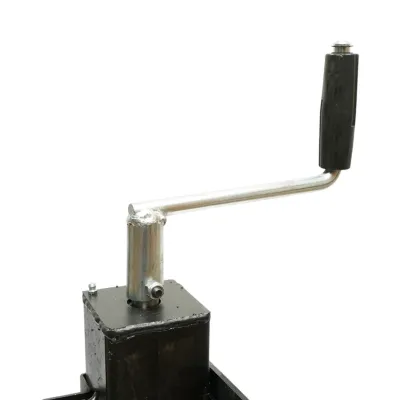 Picior de sprijin remorca reglabil cu manivela 58cm, fixare laterala, sarcina maxima 4000kg - imagine 7