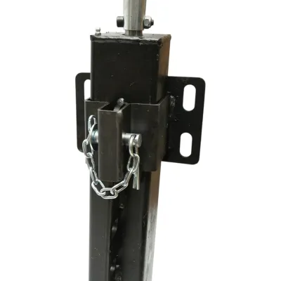 Picior de sprijin remorca reglabil cu manivela 58cm, fixare laterala, sarcina maxima 4000kg - imagine 8