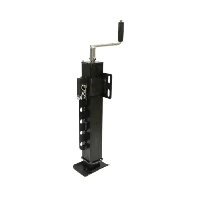 Picior de sprijin remorca reglabil cu manivela 58cm, fixare laterala, sarcina maxima 4000kg
