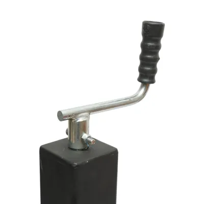 Picior de sprijin remorca reglabil cu manivela 58cm, fixare laterala, sarcina maxima 4000Kg - imagine 6