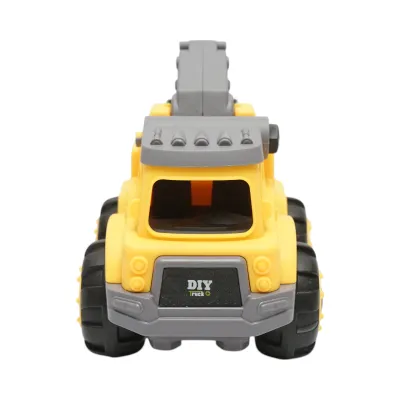Camion cu brat excavator jucarie tip Montessori +3 ani - imagine 5