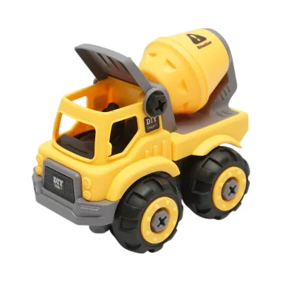 Camion betoniera jucarie tip Montessori +3 ani - imagine 4