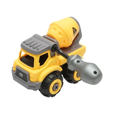 Camion betoniera jucarie tip Montessori +3 ani - imagine 10