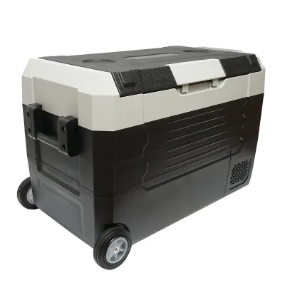 Frigider auto 39.7L cu compresor 12-24-220V, 45W tip troler 726x390x443mm - imagine 3