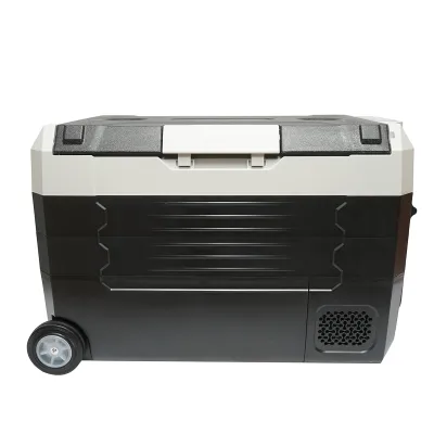 Frigider auto 39.7L cu compresor 12-24-220V, 45W tip troler 726x390x443mm - imagine 2