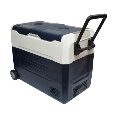 Frigider auto 52L cu compresor 12-24-220V, 45W tip troler 726x390x513mm - imagine 6