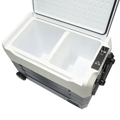 Frigider auto 52L cu compresor 12-24-220V, 45W tip troler 726x390x513mm - imagine 10