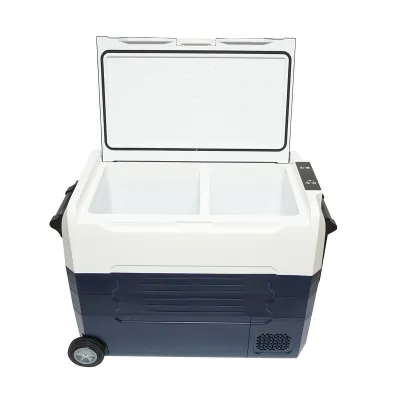 Frigider auto 52L cu compresor 12-24-220V, 45W tip troler 726x390x513mm - imagine 9