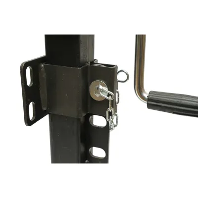Picior de sprijin remorca reglabil cu manivela 64cm, fixare laterala, sarcina maxima 4000kg - imagine 8