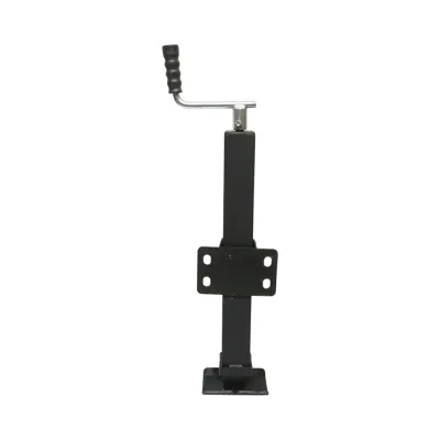 Picior de sprijin remorca reglabil cu manivela 58cm, fixare laterala, sarcina maxima 4000Kg - imagine 4