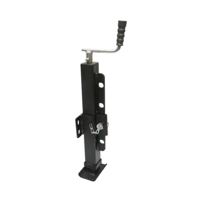 Picior de sprijin remorca reglabil cu manivela 58cm, fixare laterala, sarcina maxima 4000Kg