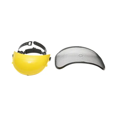 Masca de protectie cu viziera din plasa metalica cu fixare pe cap reglabila Crownman - imagine 2