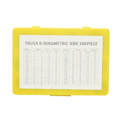 Trusa O-ring metric din NBR 386 piese - imagine 2
