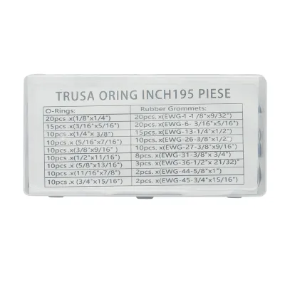 Trusa O-ring inch 195 piese - imagine 3