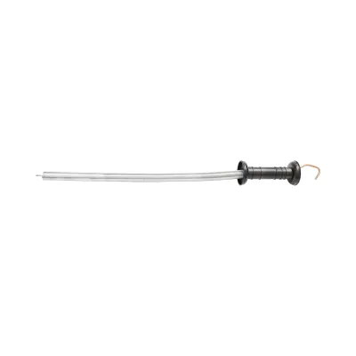 Maner poarta negru cu carlig si arc 3m gard electric Breckner Germany - imagine 3