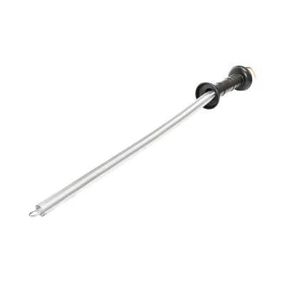 Maner poarta negru cu carlig si arc 3m gard electric Breckner Germany