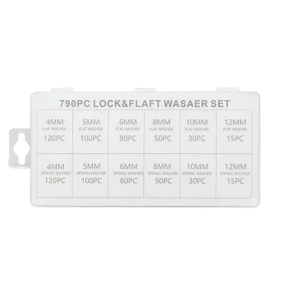 Trusa saibe plate si grover 4-12mm 790 piese - imagine 3