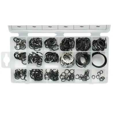 Trusa inele siguranta seeger interioare-exterioare 6-32mm 225 piese Breckner Germany - imagine 5