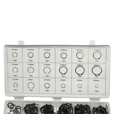 Trusa inele siguranta seeger interioare-exterioare 6-32mm 225 piese Breckner Germany - imagine 4