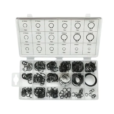 Trusa inele siguranta seeger interioare-exterioare 6-32mm 225 piese Breckner Germany - imagine 3
