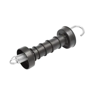 Maner poarta negru cu carlig si arc gard electric Breckner Germany - imagine 2