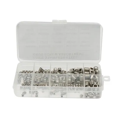 Trusa stifturi filetate fara cap cu imbus M3-M8 220 piese