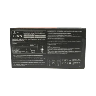 Manusi din nitril negre nepudrate cu textura diamond grip, marimea S 100 buc/cutie - imagine 8