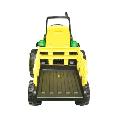 Tractor electric cu remorca, telecomanda si baterie pentru copii 1580x580x730mm - imagine 6