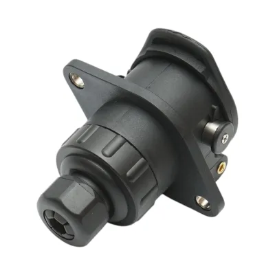 Priza remorca 5 pini 24V ABS/EBS universala cod OEM 51305147 Breckner Germany - imagine 2