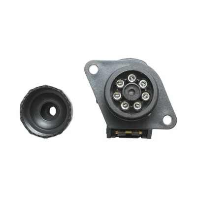 Priza remorca 7 pini 24V ABS/EBS universala cod OEM 8JB007645-021 Breckner Germany - imagine 4