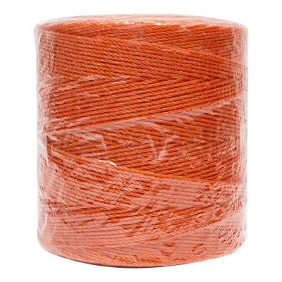 Rola fir portocaliu fi 2,5mm. 3x0.15mm. SS, rezistenta 7.4 Ohm/m, 1000m gard electric Breckner Germany - imagine 2