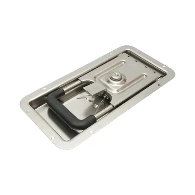 Incuietoare usa camion incastrat 16mm cu 2 chei din otel inoxidabil 270x130x23.5mm - imagine 3