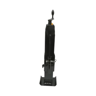 Picior de sprijin remorca reglabil cu manivela 50cm, fixare laterala, cilindru 80mm sarcina maxima 6000Kg - imagine 3