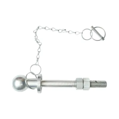Nuca cui remorcare 50mm, filet M22x2.5mm, lungime 275mm cu lant si siguranta - imagine 4